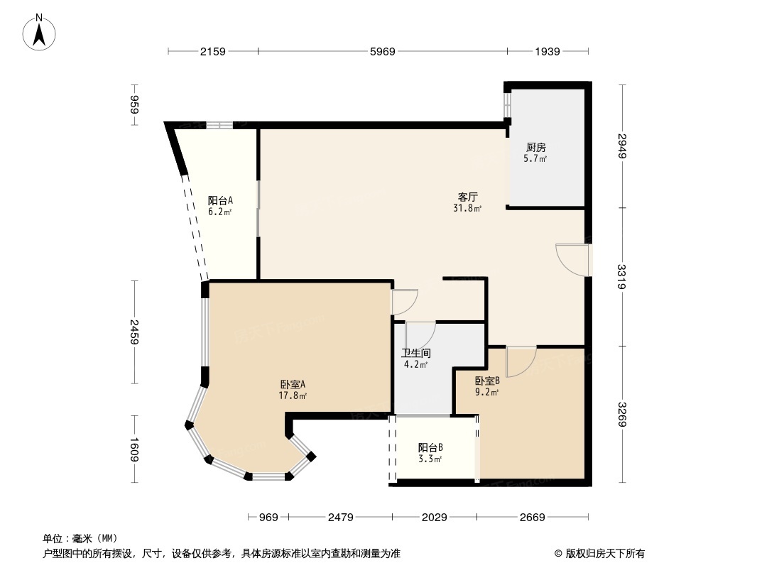 禹洲天悦湾户型图