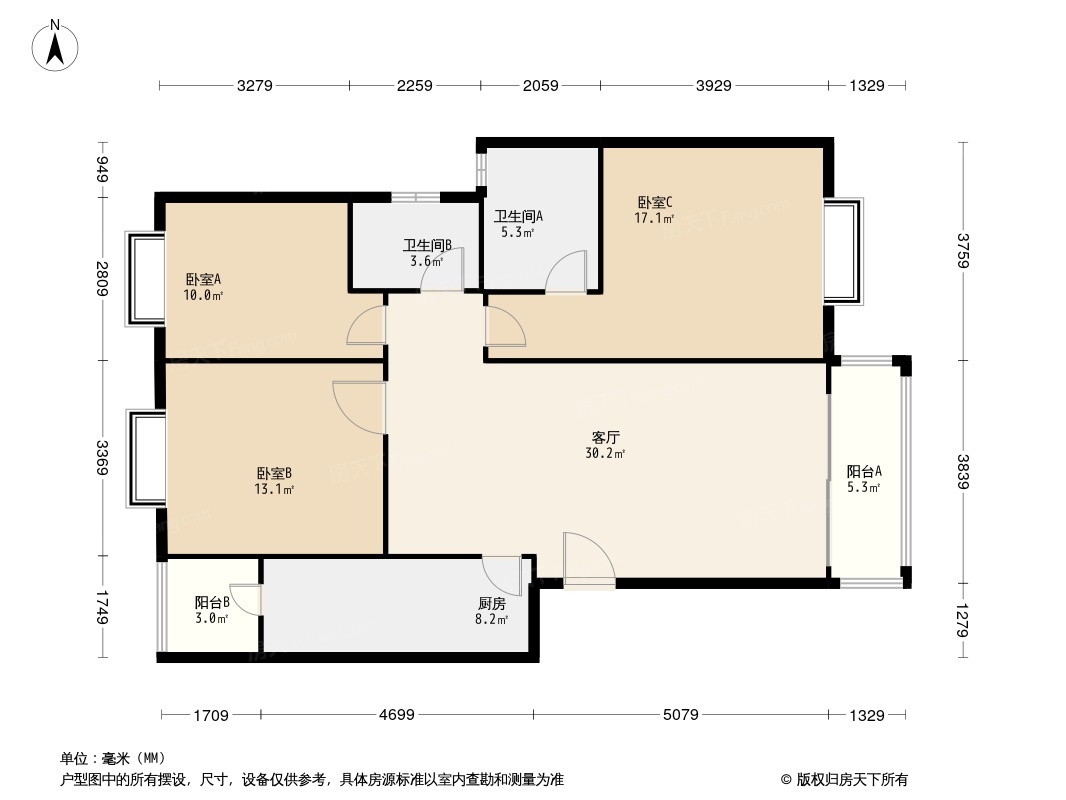 贝丰鑫筑户型图