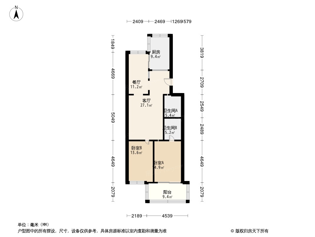 湖滨花园户型图