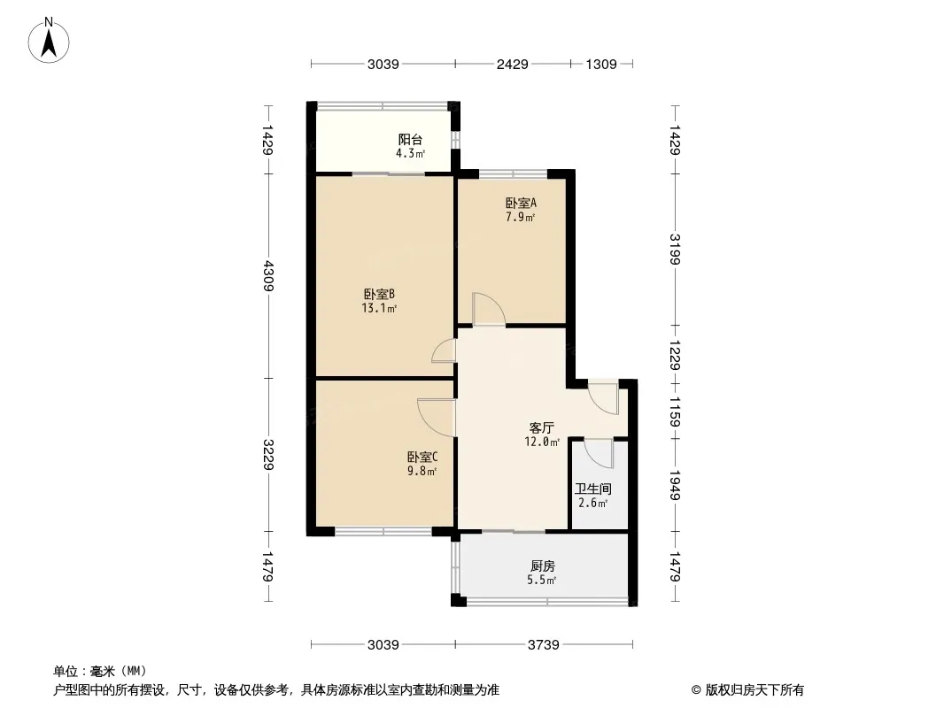 省气象局宿舍户型图