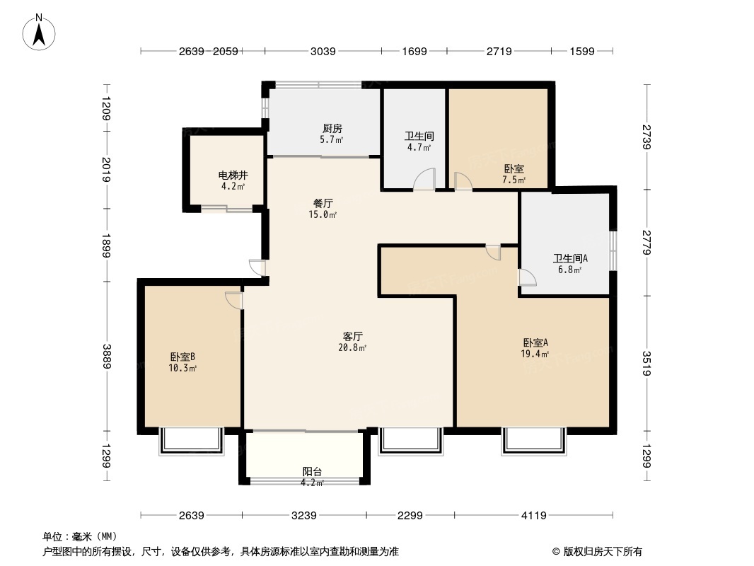 湖品花园户型图