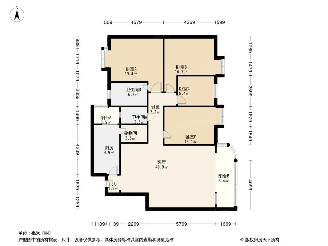 成电花园户型图