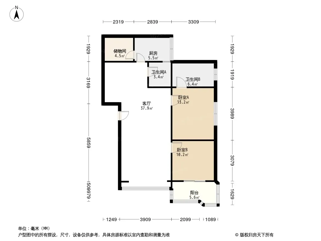 富临花园户型图