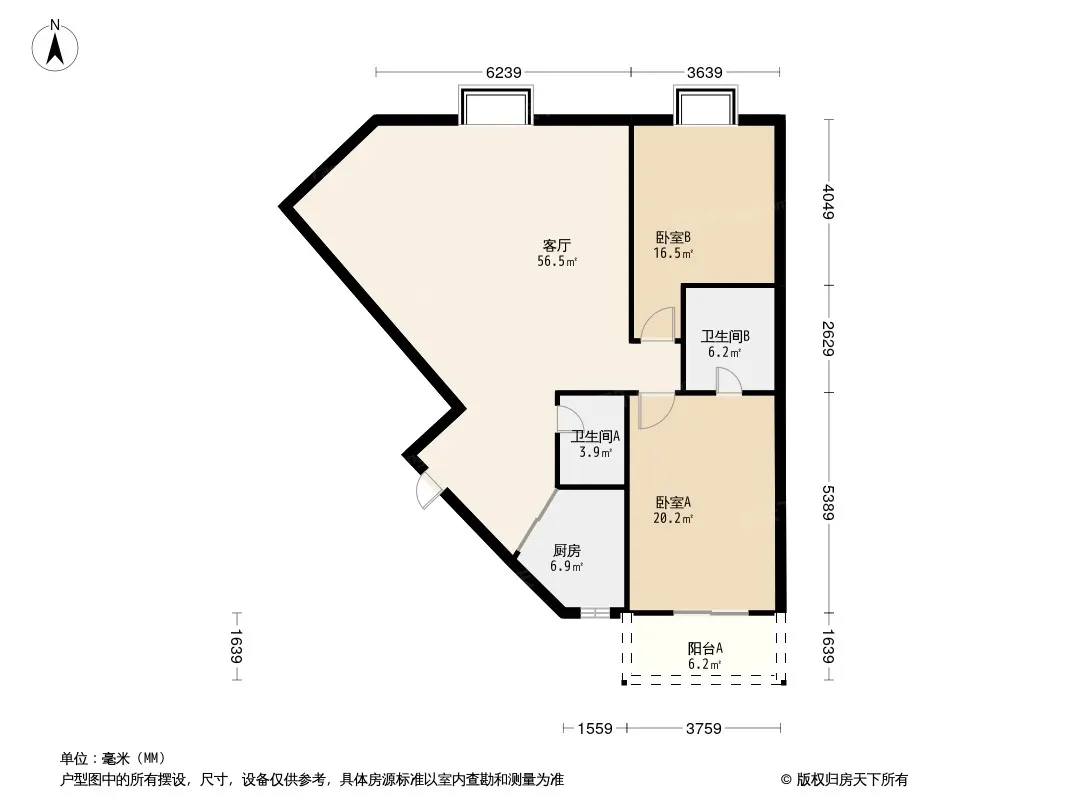 广场花园户型图