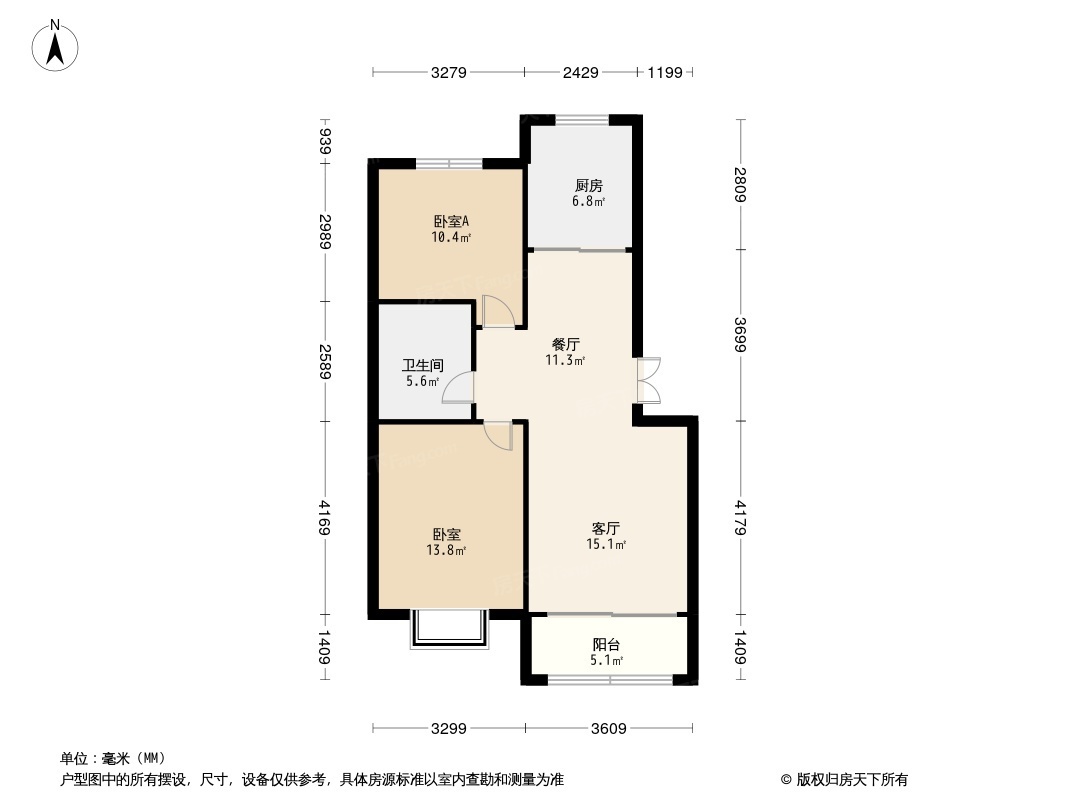 新城·书香嘉苑户型图