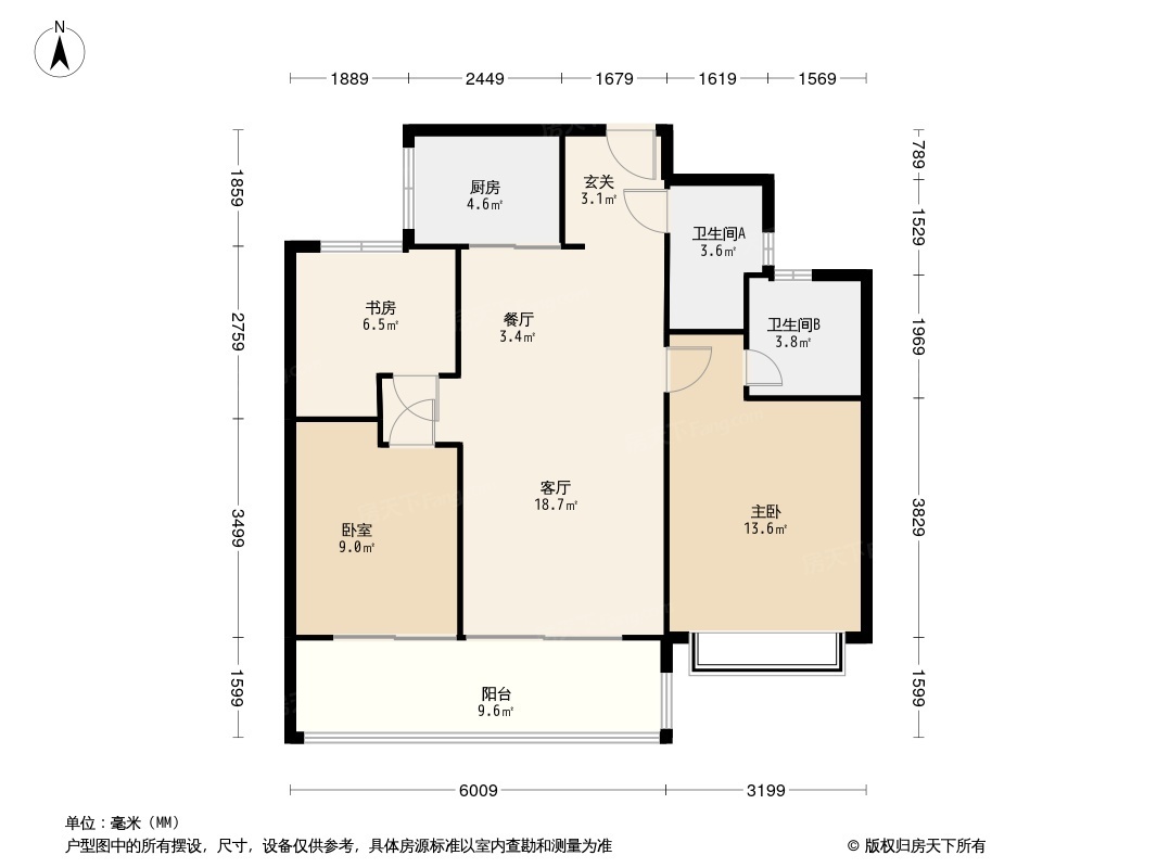 融信天阳云澜天第府户型图