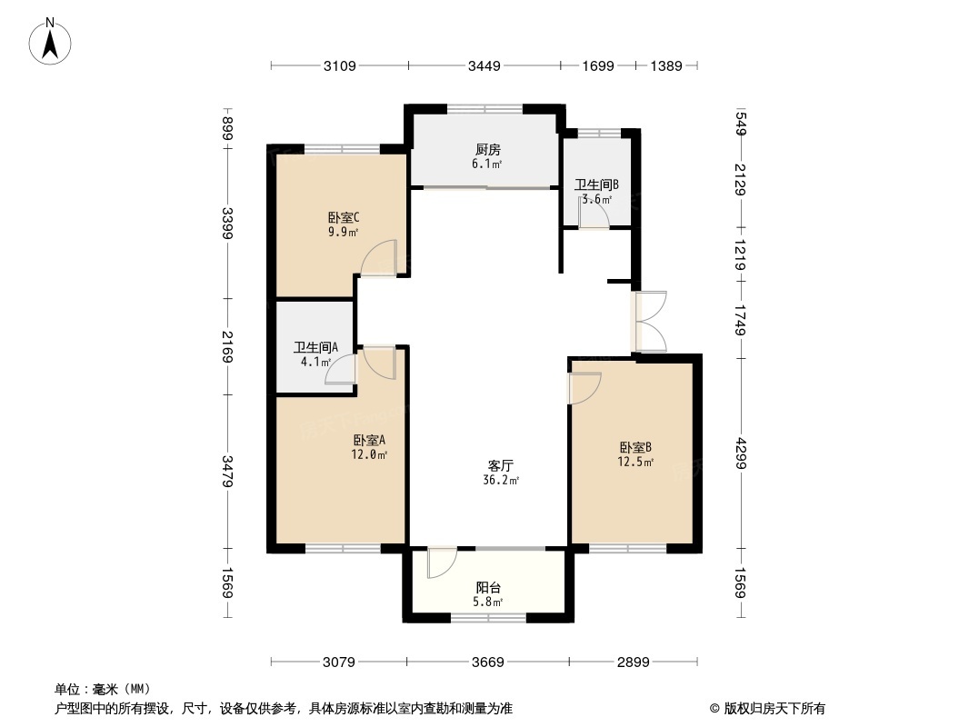 观澜文苑户型图