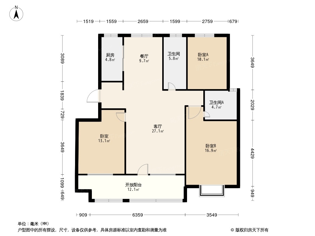 碧海方舟户型图