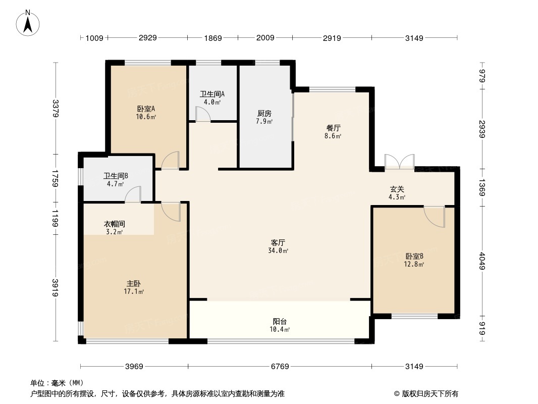 招商公园1872户型图