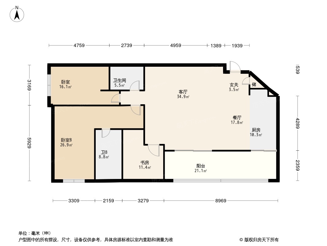 东和公寓户型图