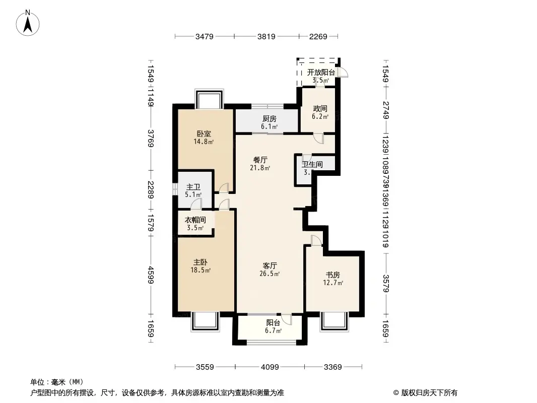 曲江观山悦户型图