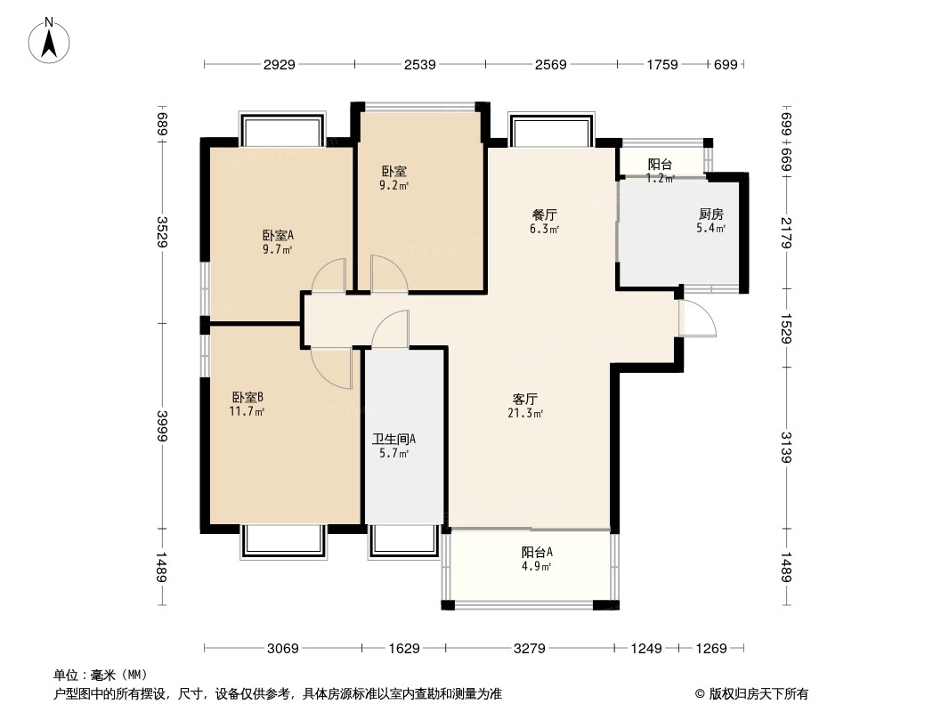 天樾峰公馆户型图