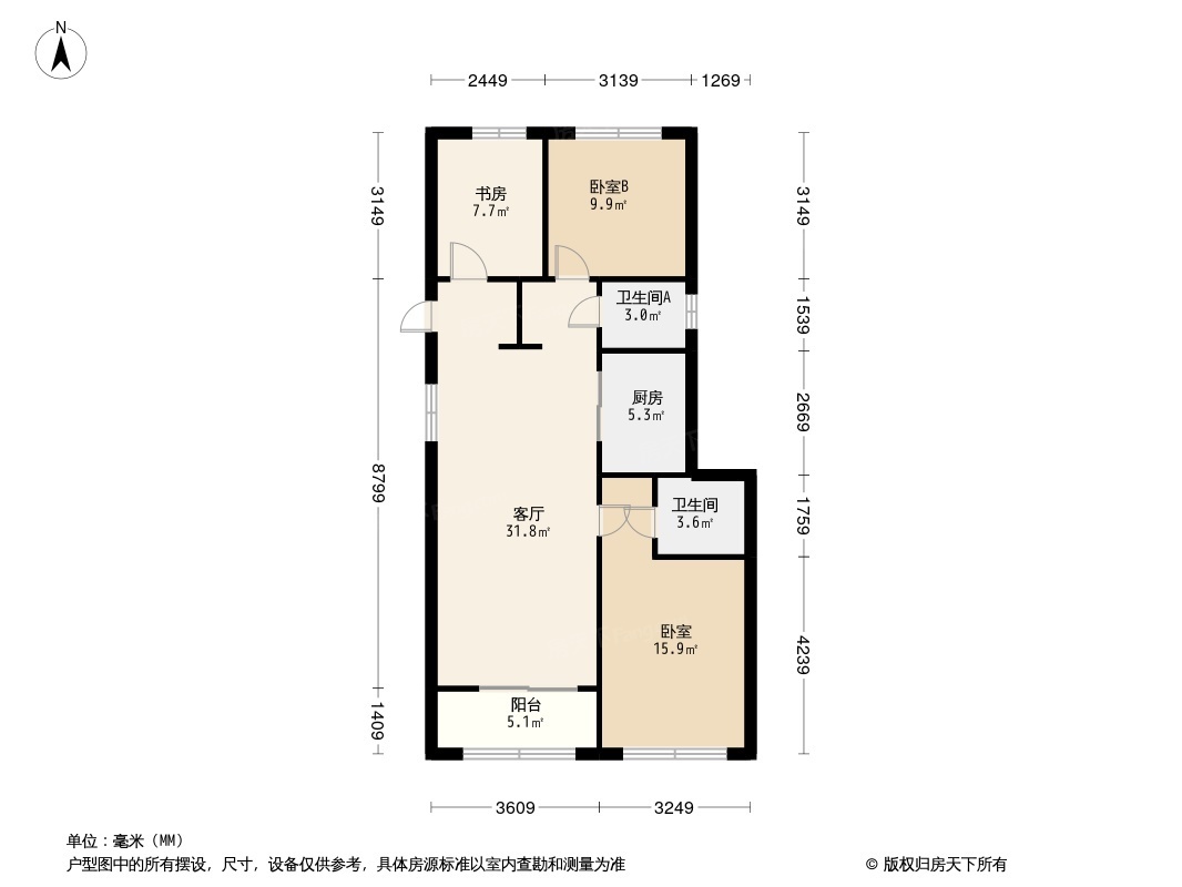 中旅时光里户型图