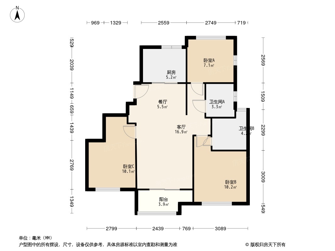 保利和光尘樾户型图