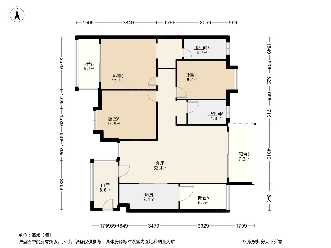 恒大天府半岛二期户型图