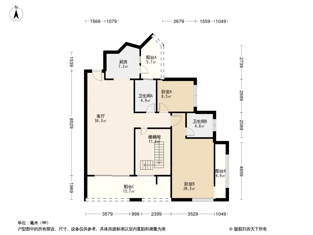 中德英伦联邦C区户型图