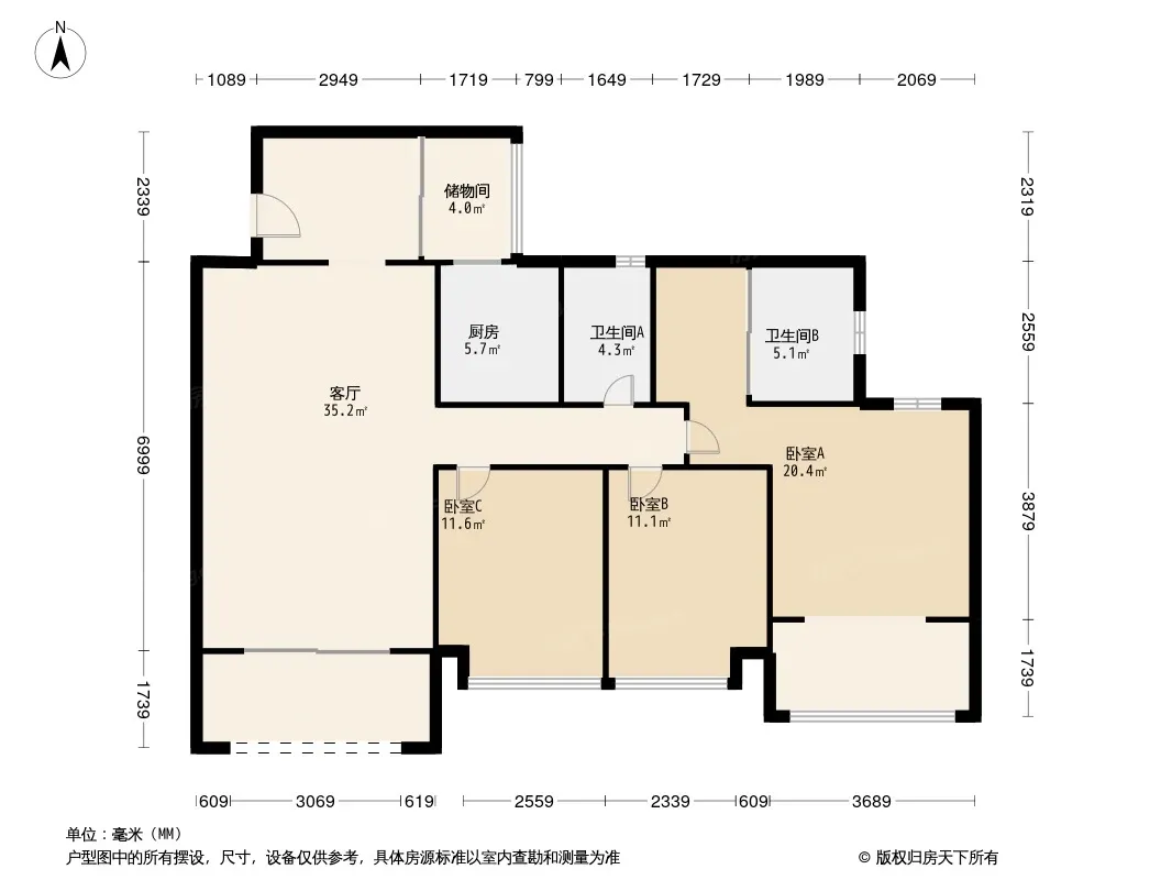 南钻威尼斯户型图