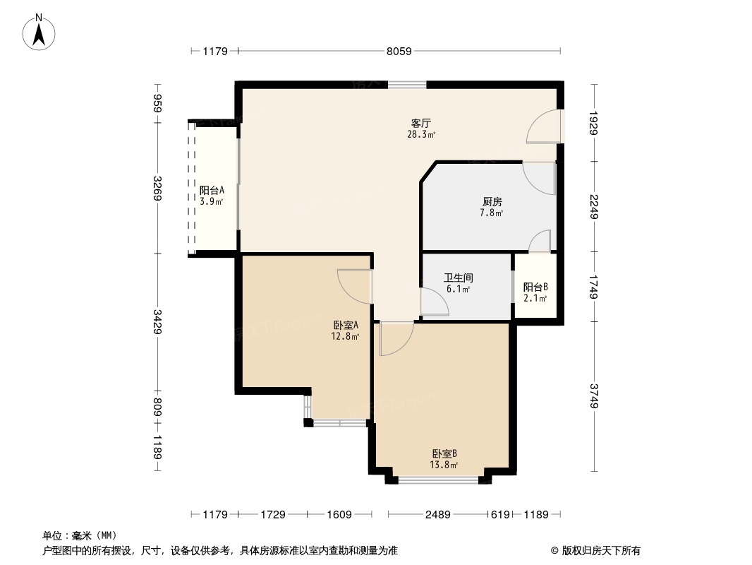 弘邦领邸户型图