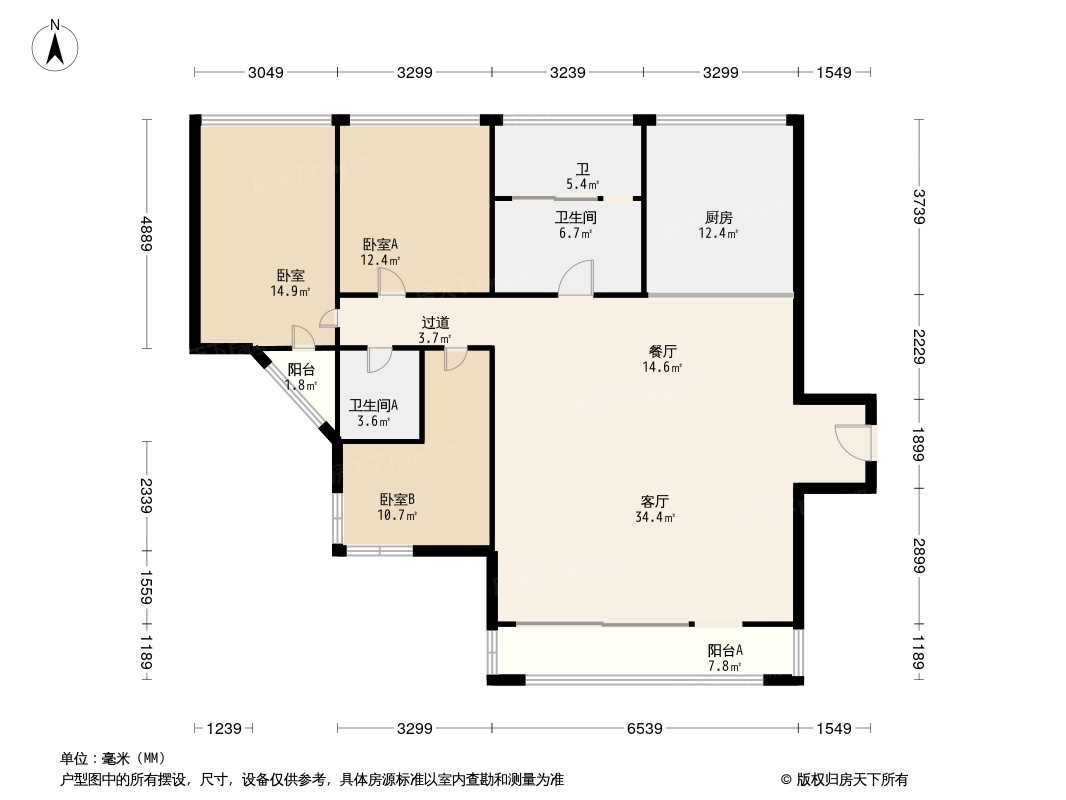 CBD中央广场户型图