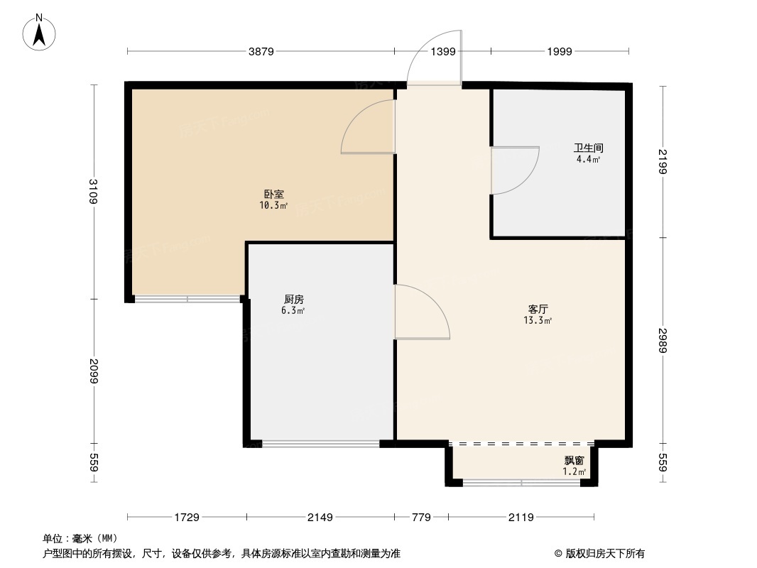 塘沽湾中建锦苑户型图