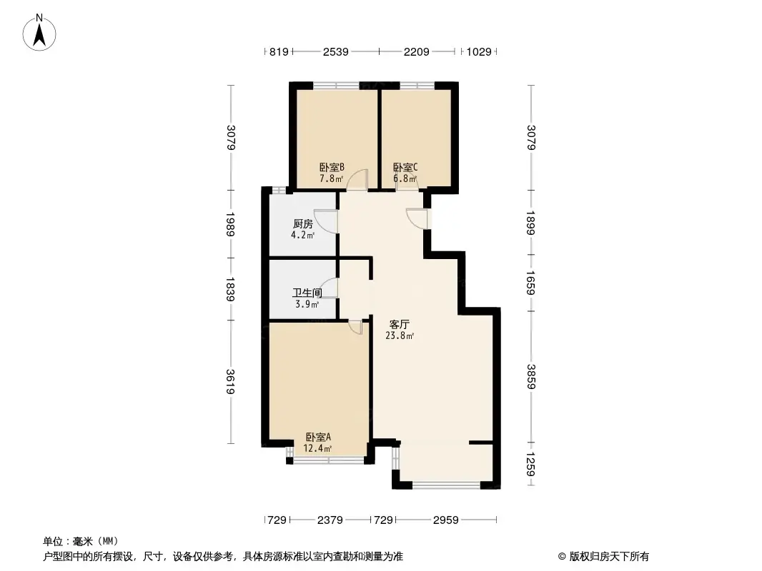 中国铁建国际花园户型图