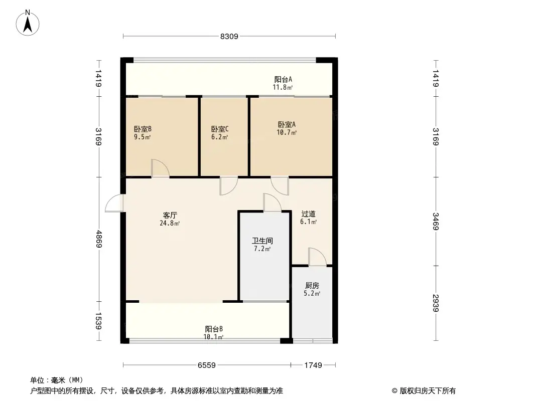 金河小区户型图