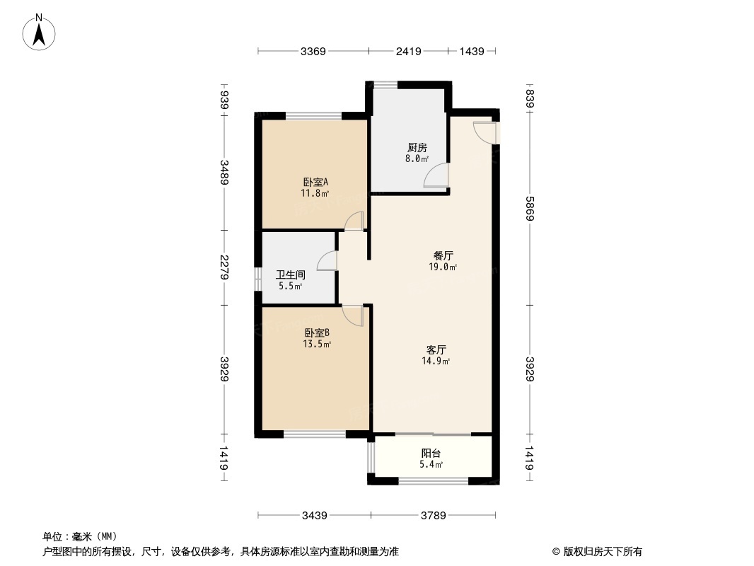 通泰国际公馆户型图