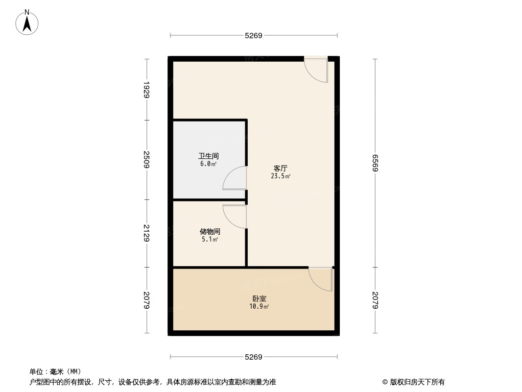 融科贻锦台户型图