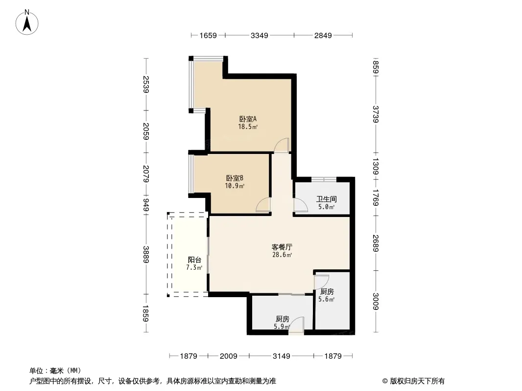 广泽南庭户型图