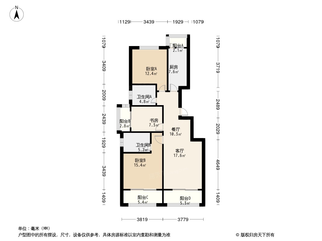 建业运河上院户型图