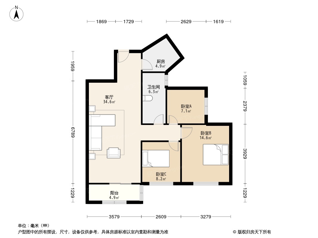 兰乔国际城户型图