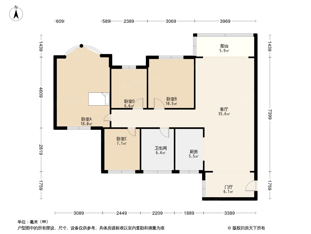 桃源居户型图