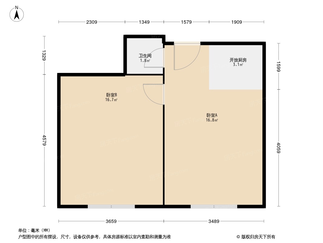 正义道小区户型图