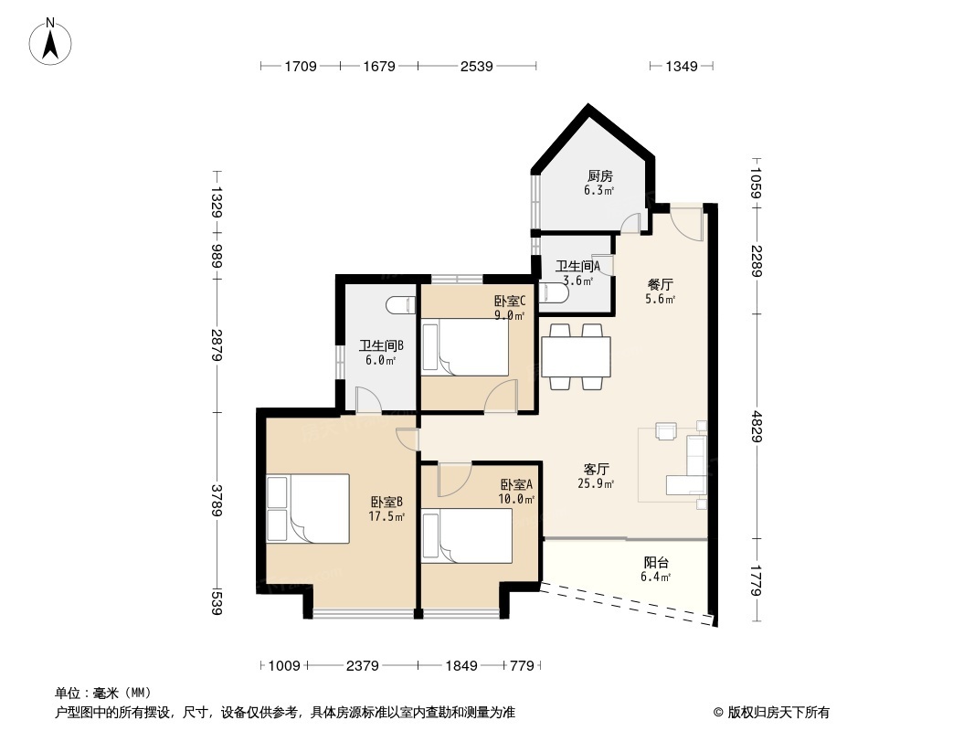 桐景花园户型图