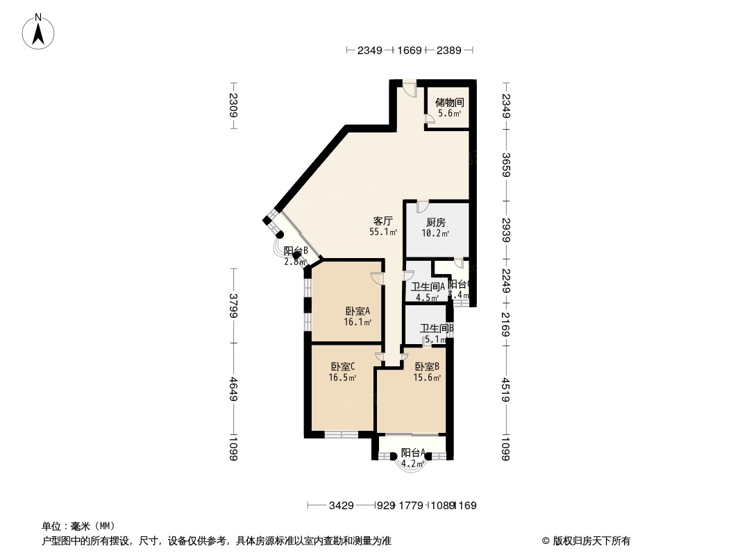 金岛花园户型图