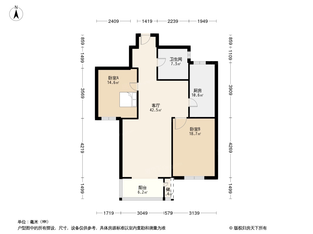 世纪祥和家园户型图