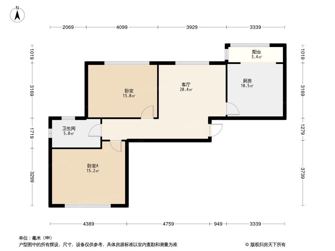 御溪苑户型图