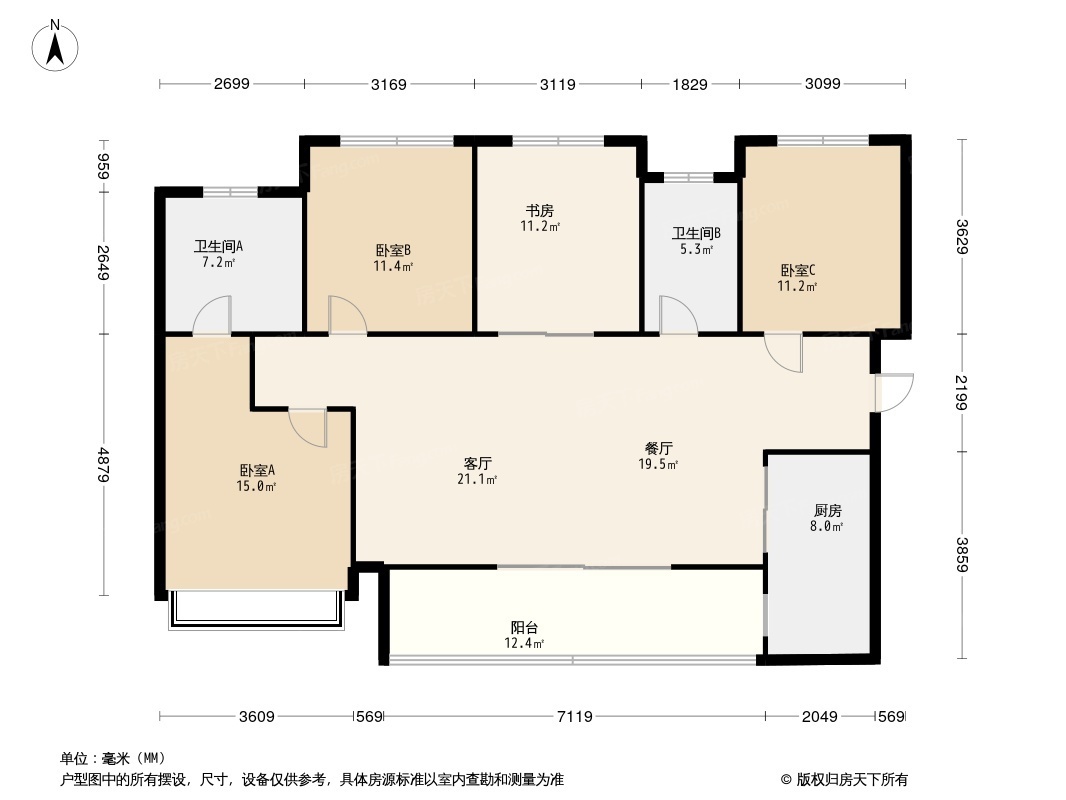 中南上熙府熙悦户型图