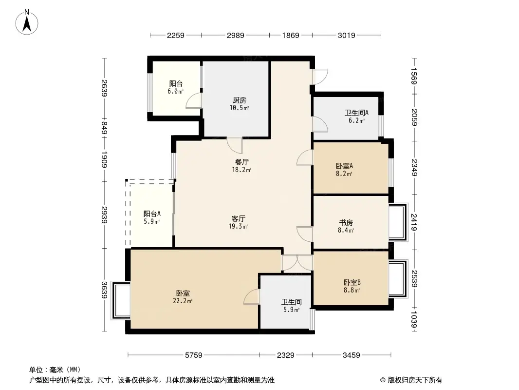 华润置地云庭润街户型图