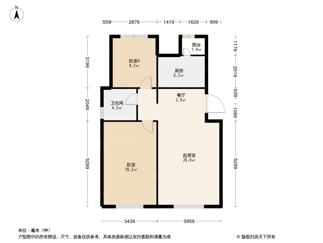 青果青城禧塘户型图