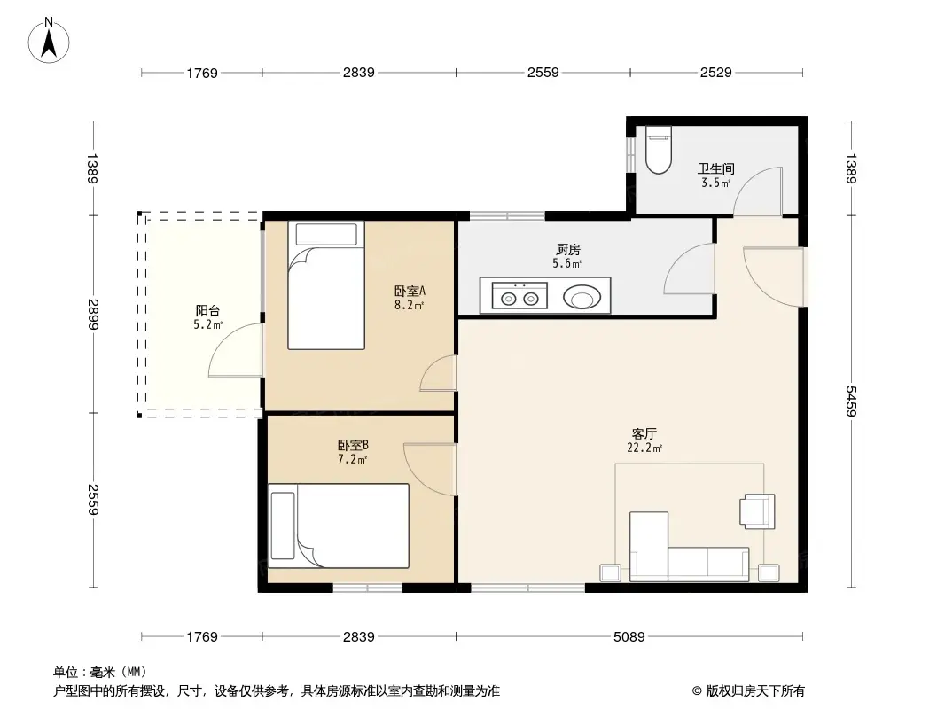 聚德花苑户型图