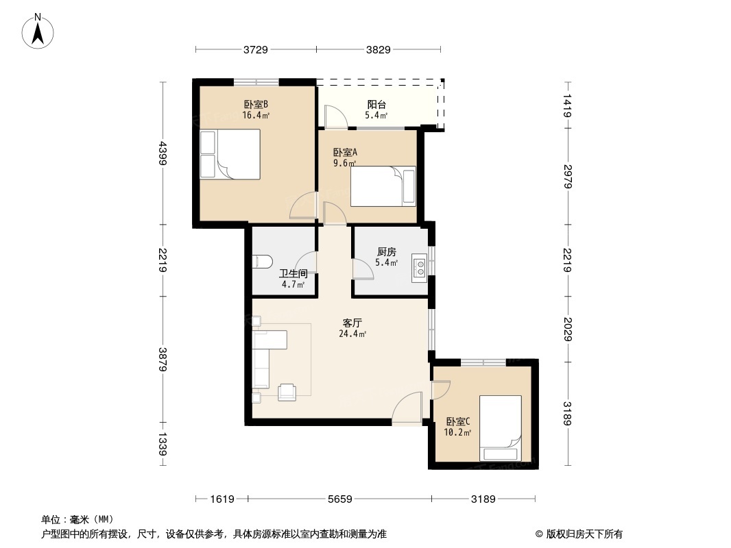 港丰大厦户型图