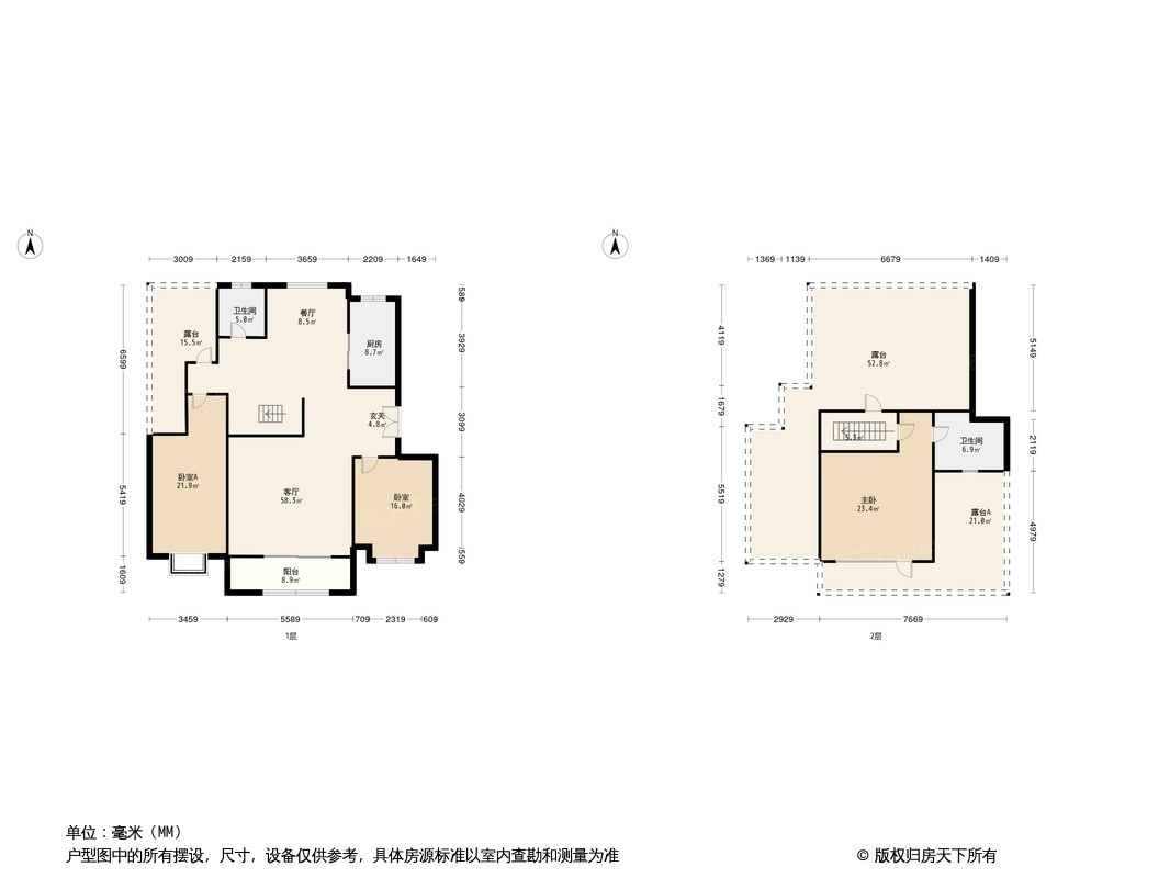 东创铂悦府户型图