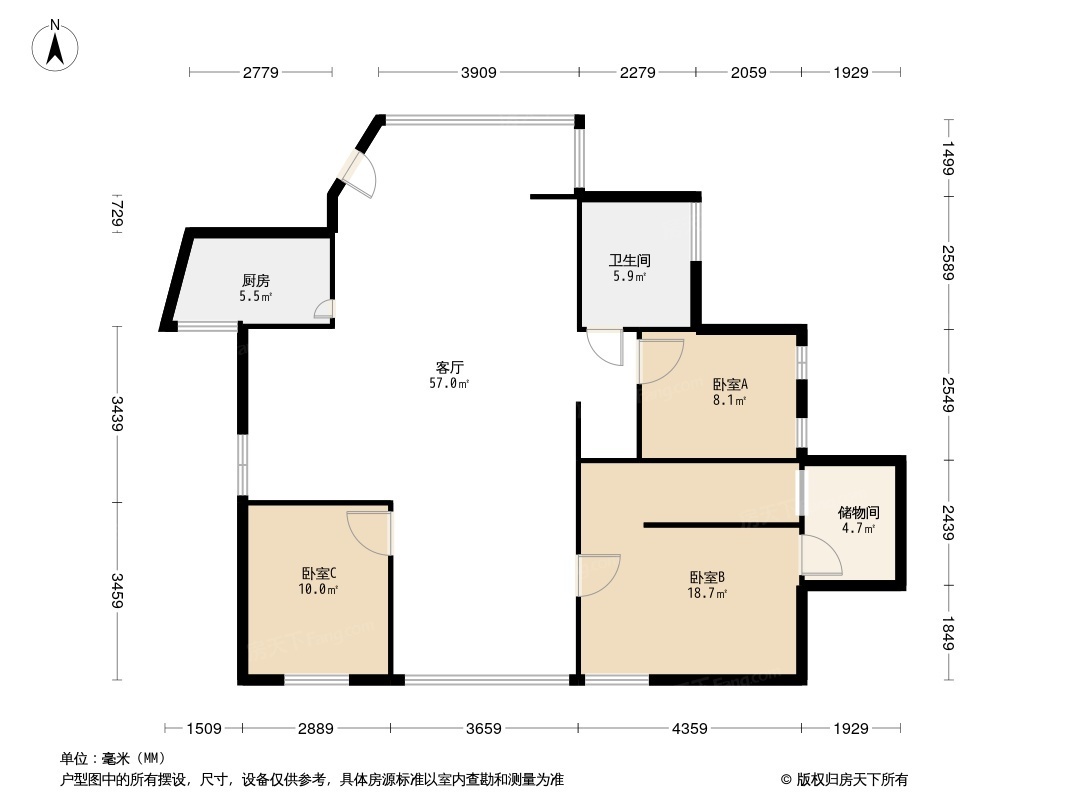 龙湾国际公寓户型图