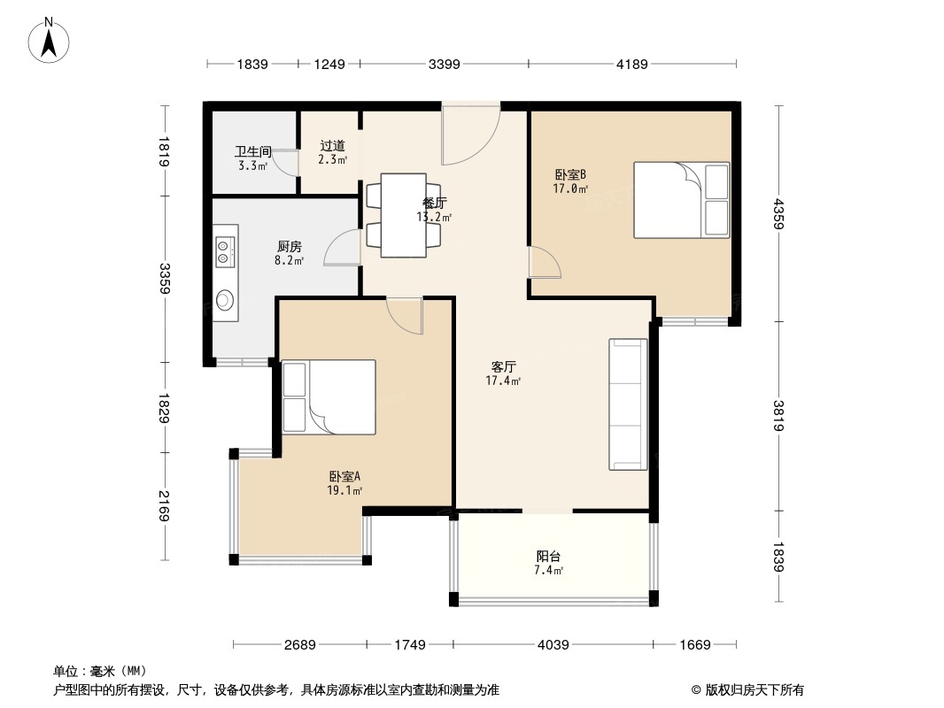 锦艺怡心苑户型图