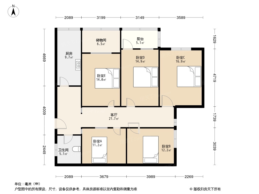 舒心苑户型图