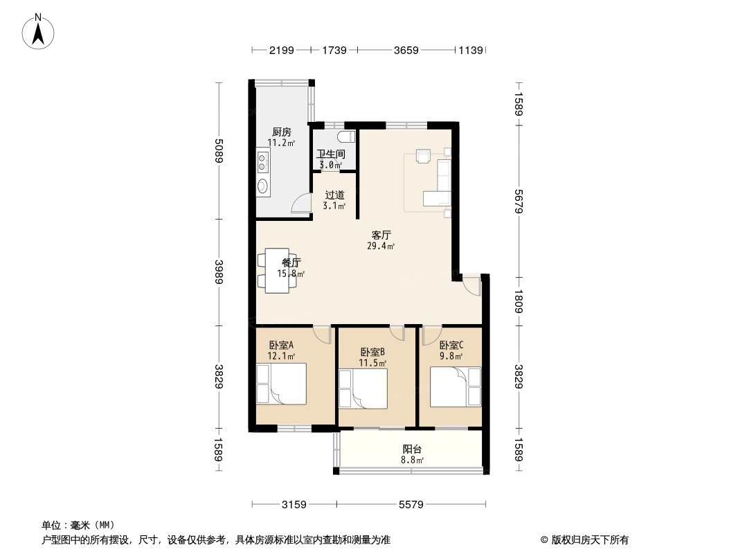 富邦公寓户型图