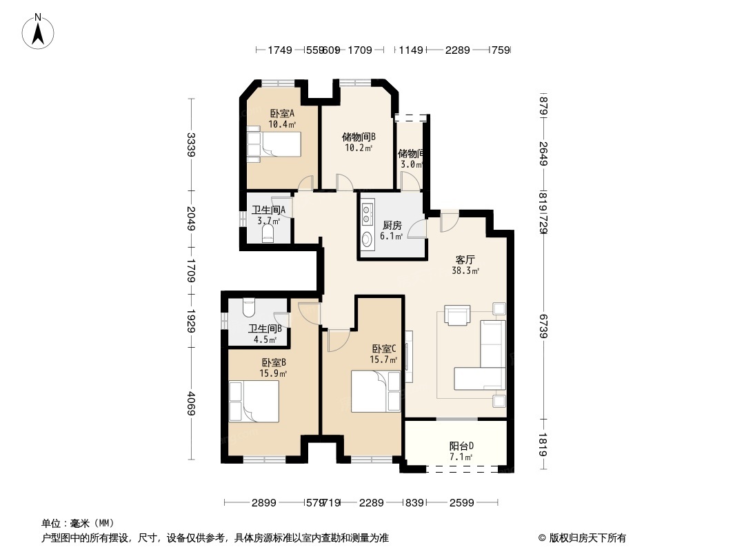 保利海上五月花户型图