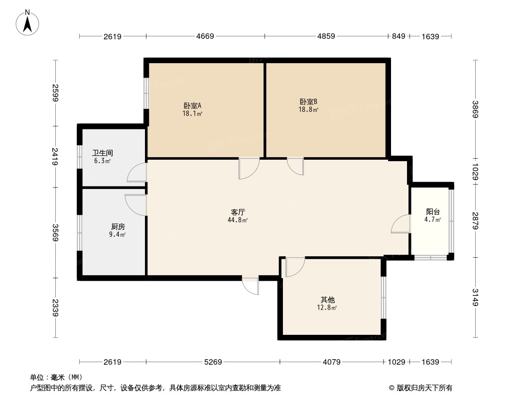 花园路外贸家属院户型图