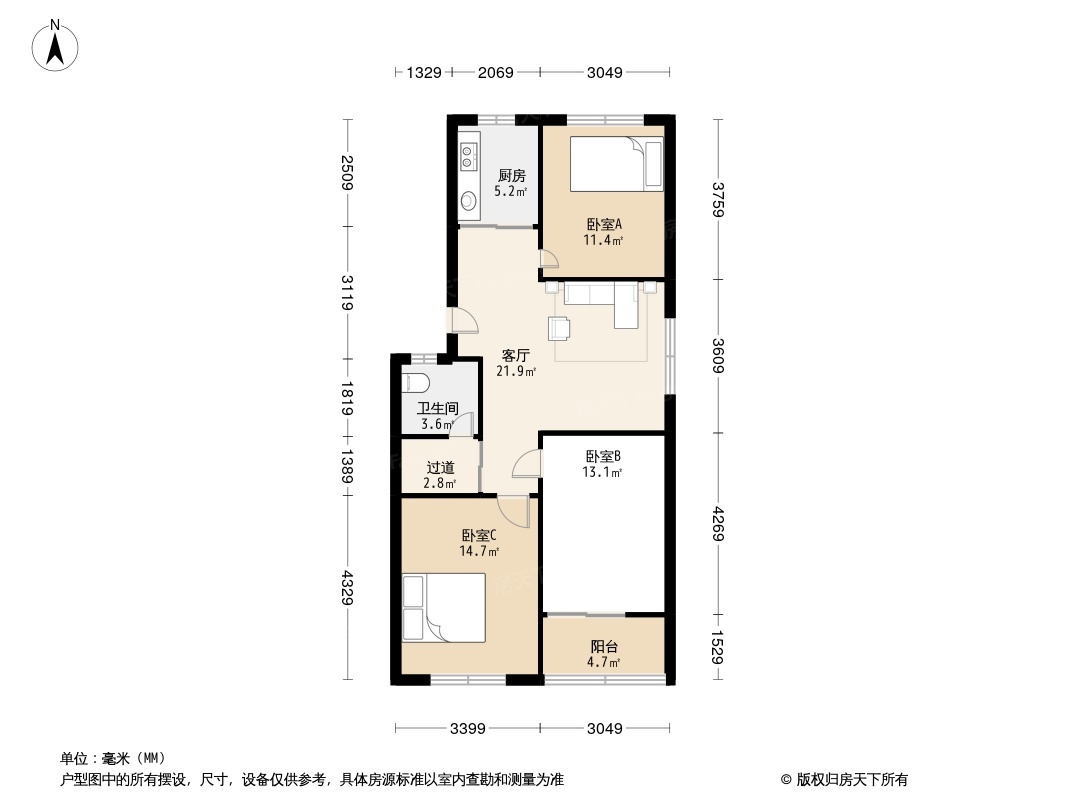 安康苑户型图